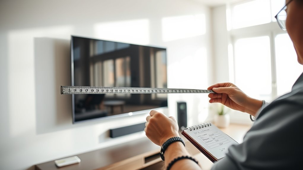 accurate tv dimension measurements