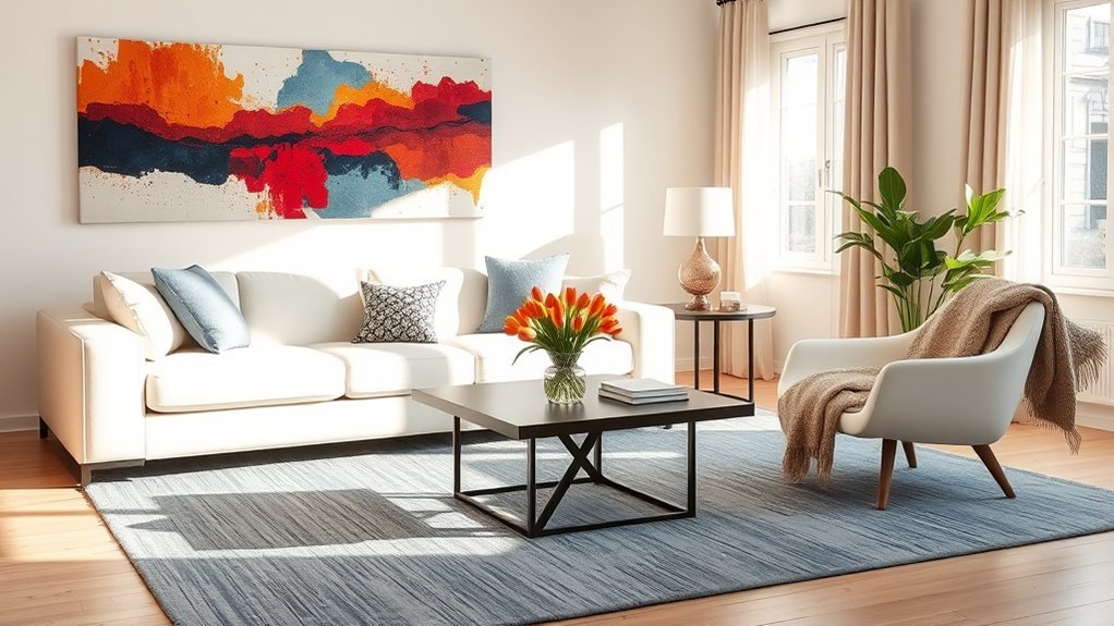 balancing warm cool colors