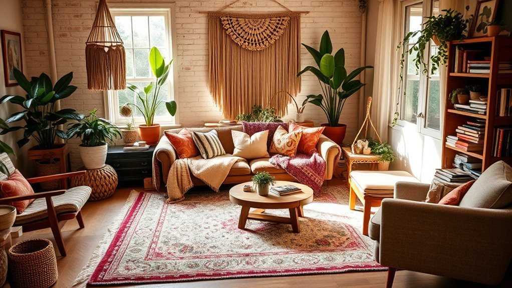 What Is Boho Living Room Style? Definition, Examples & Tips