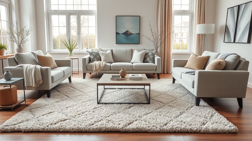 choose cozy rug size