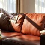 clean and condition leather couch