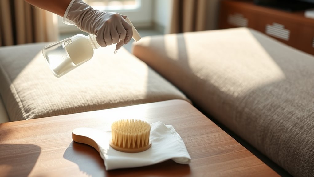 clean microfiber couch effectively