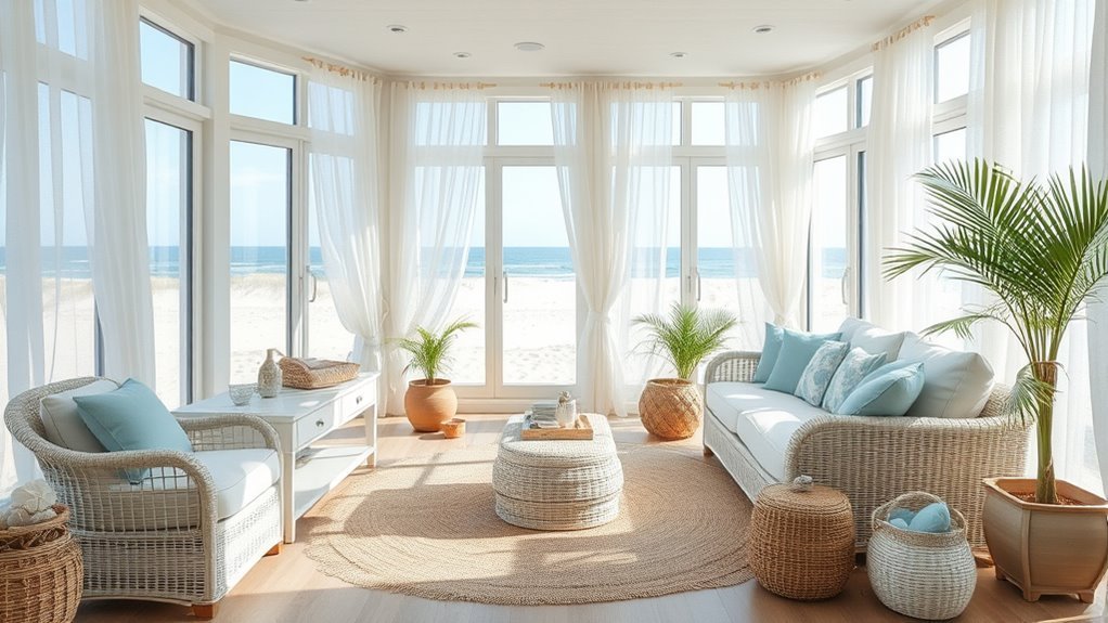 What Is Coastal Living Room Style? Definition, Examples & Tips