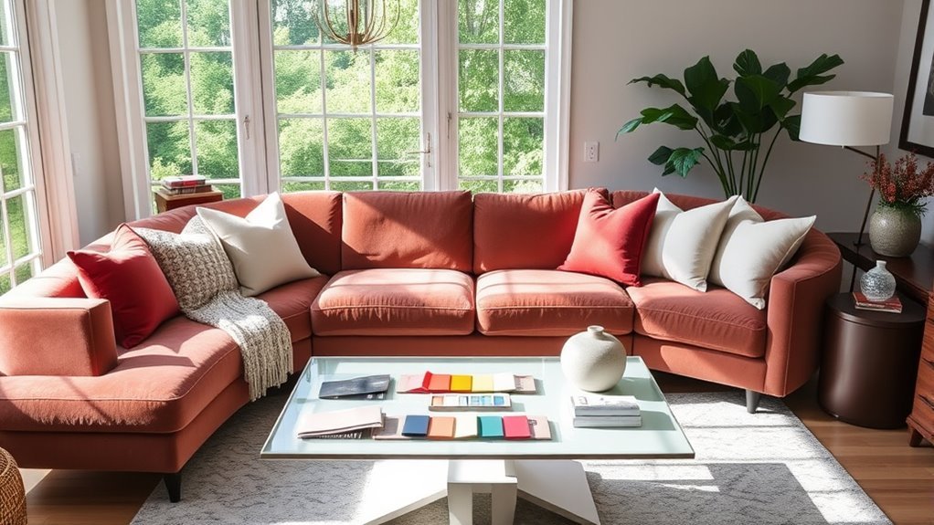 cohesive living room colors