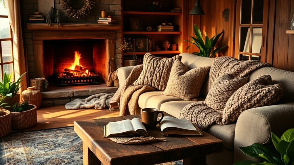 cozy living room aesthetics