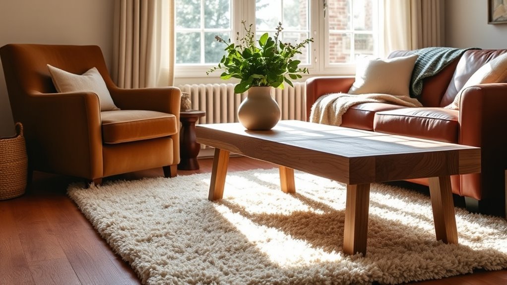 cozy rugs enhance living spaces