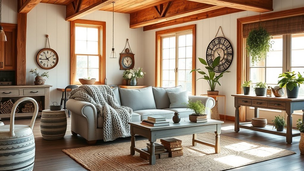 What Is Farmhouse Living Room Style? Definition, Examples & Tips