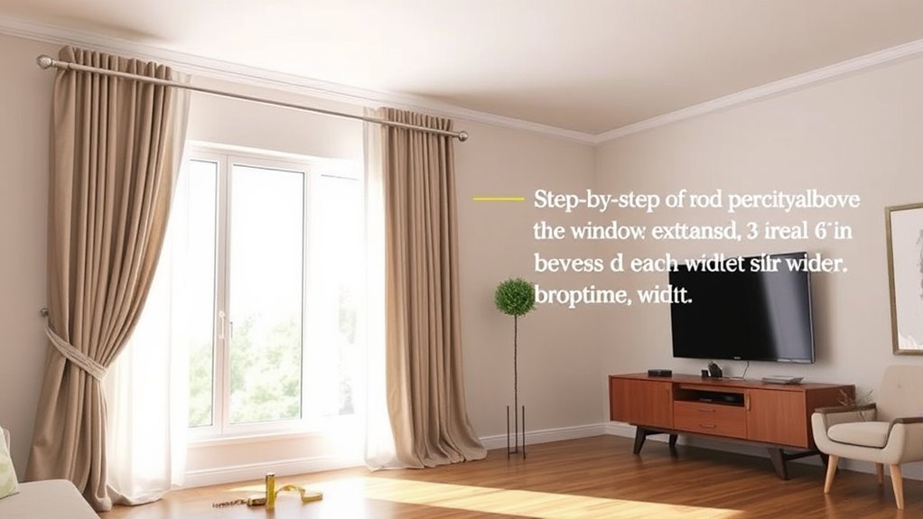 curtain hanging guide details