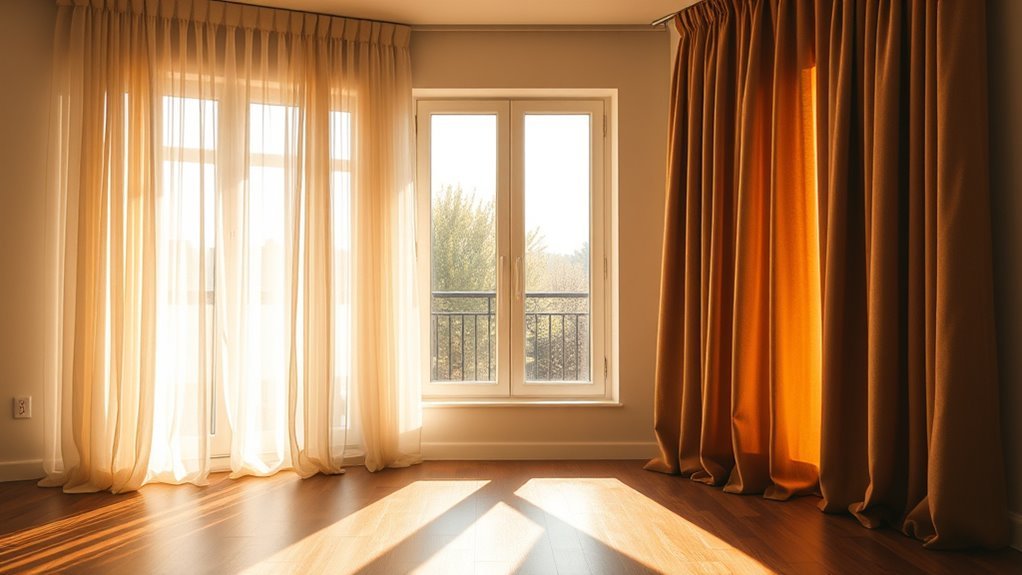 curtains regulate room temperature