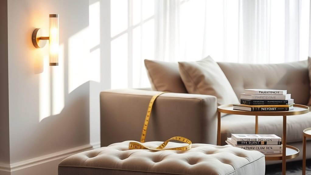 determining wall sconce height