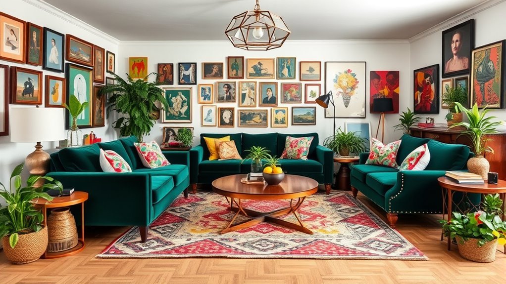 What Is Eclectic Living Room Style? Definition, Examples & Tips