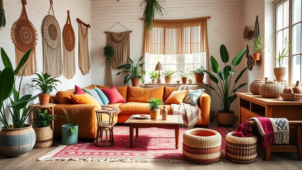 eclectic vibrant cozy sanctuary