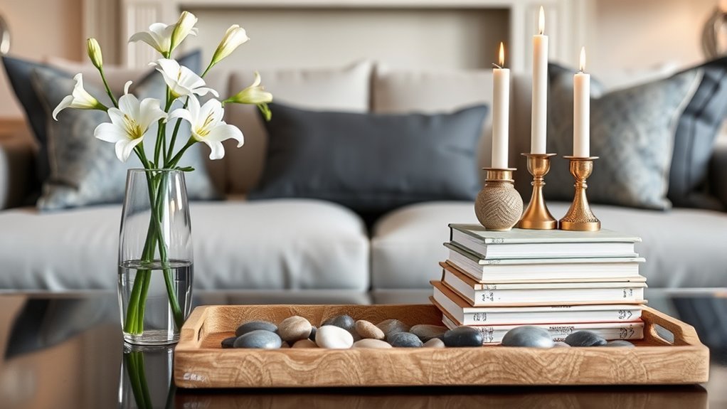 effective coffee table accessorizing