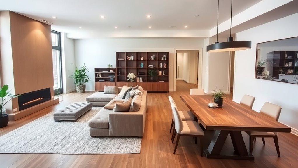 effective furniture arrangement zones