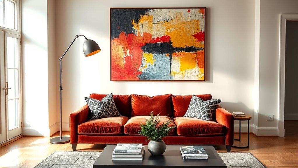 enhancing windowless living room