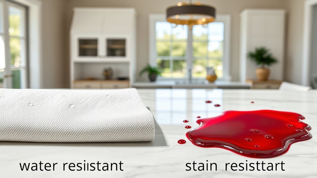 fabric protection characteristics compared