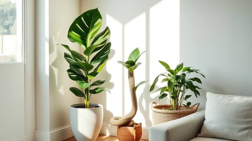 group plants in threes