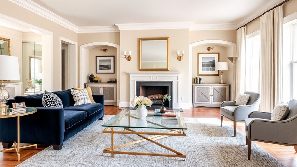 harmonious colors and textures