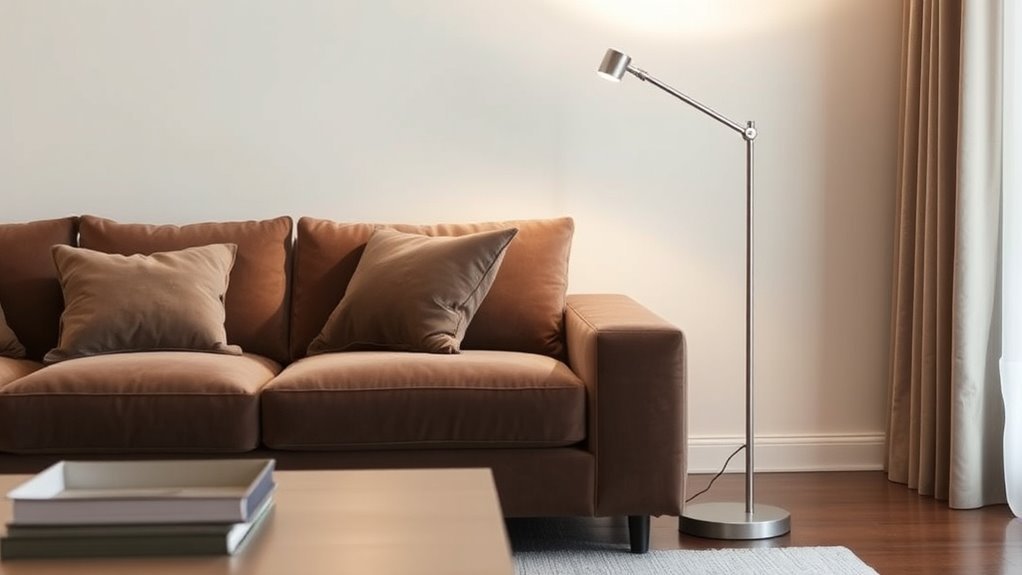 ideal floor lamp height