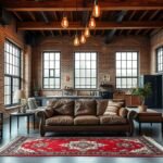 industrial living room design