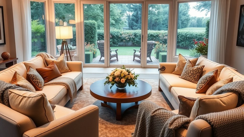 inviting social interaction space