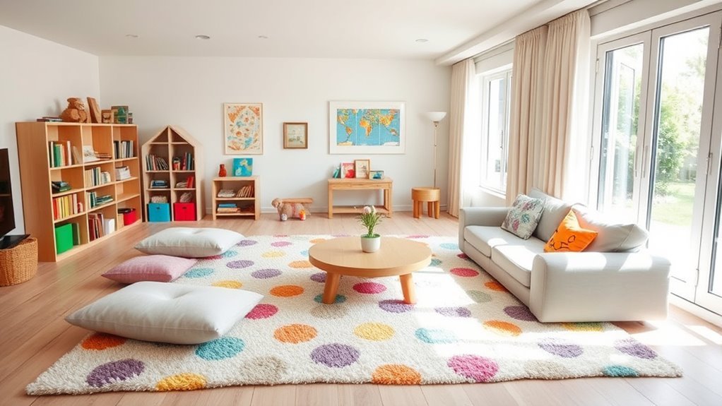 kid friendly living room design