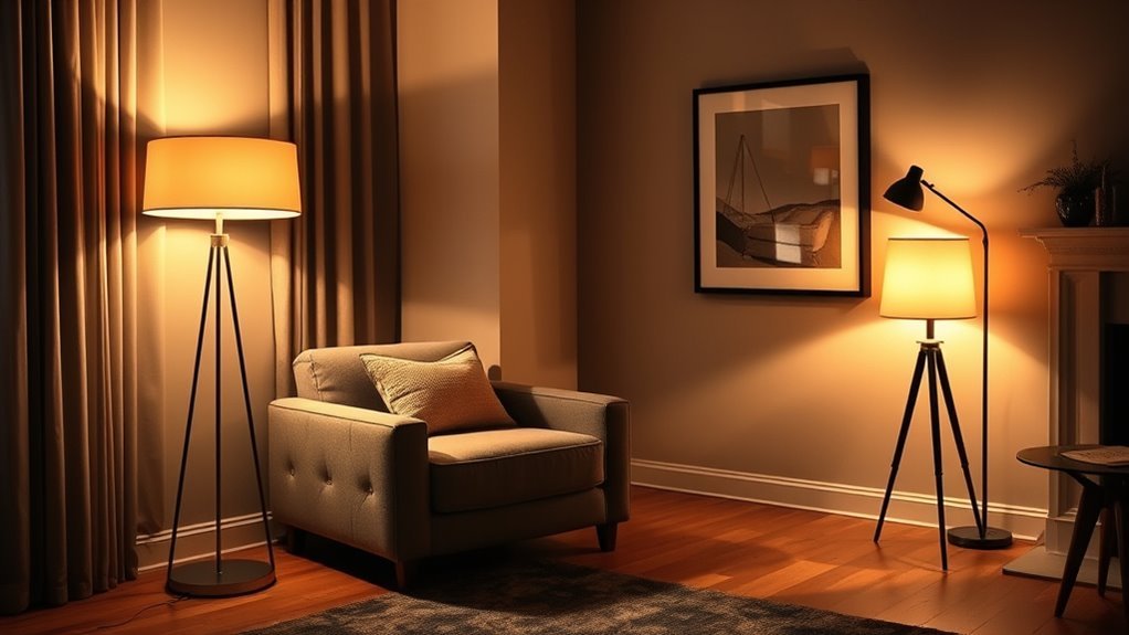 layered lighting for ambiance