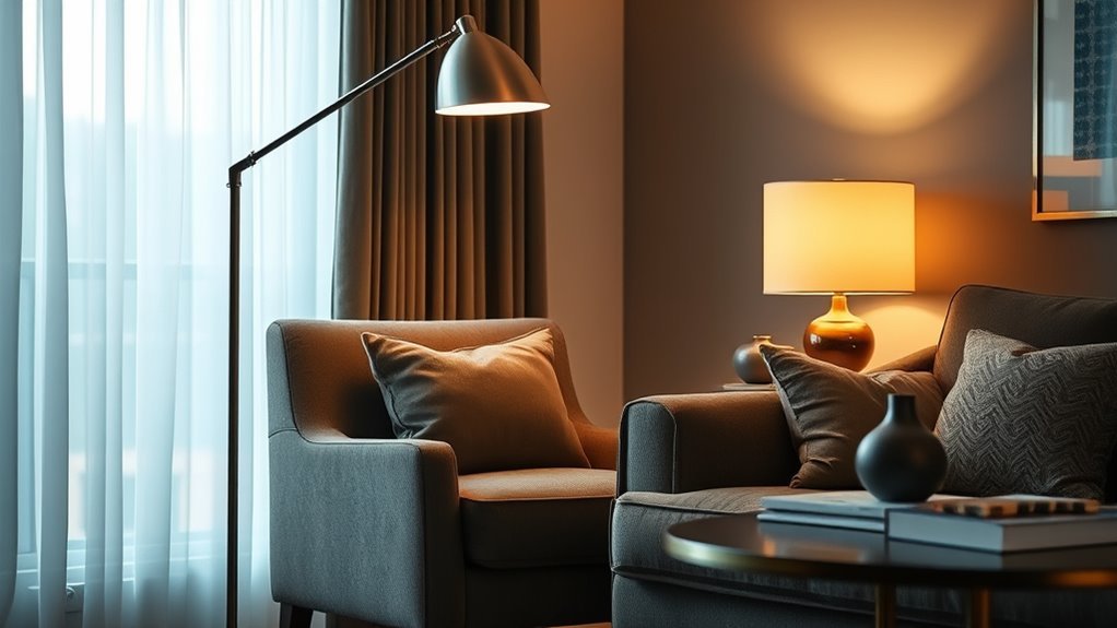 Floor Lamp Height Guide for Living Room Seating