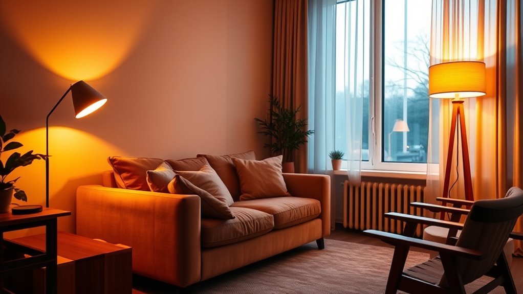 living room lighting temperatures