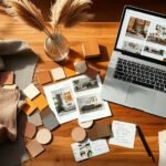 living room mood board creation