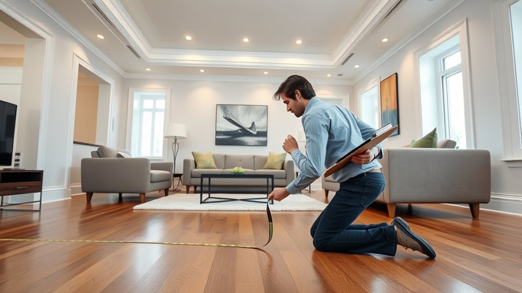 measure architectural features carefully