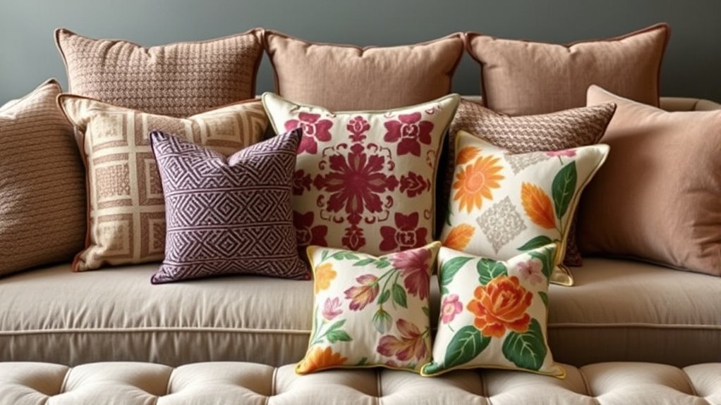 mix patterns and textures