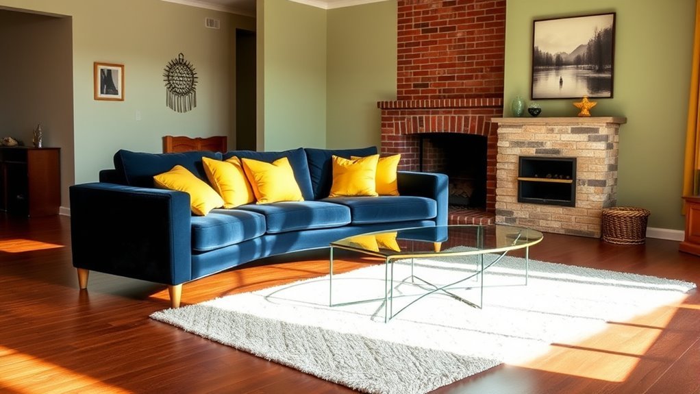 mixing warm cool tones