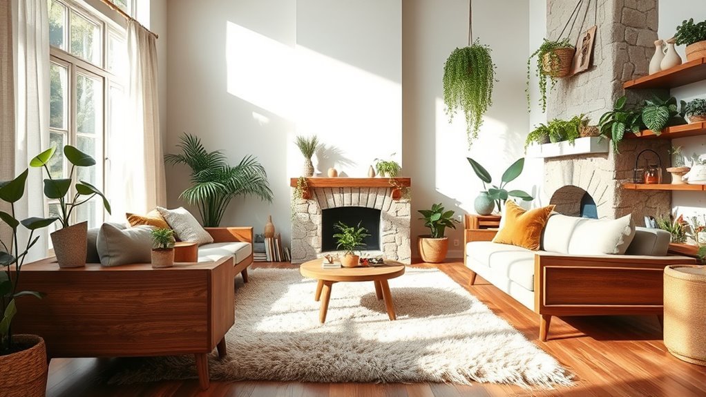 natural materials for tranquility