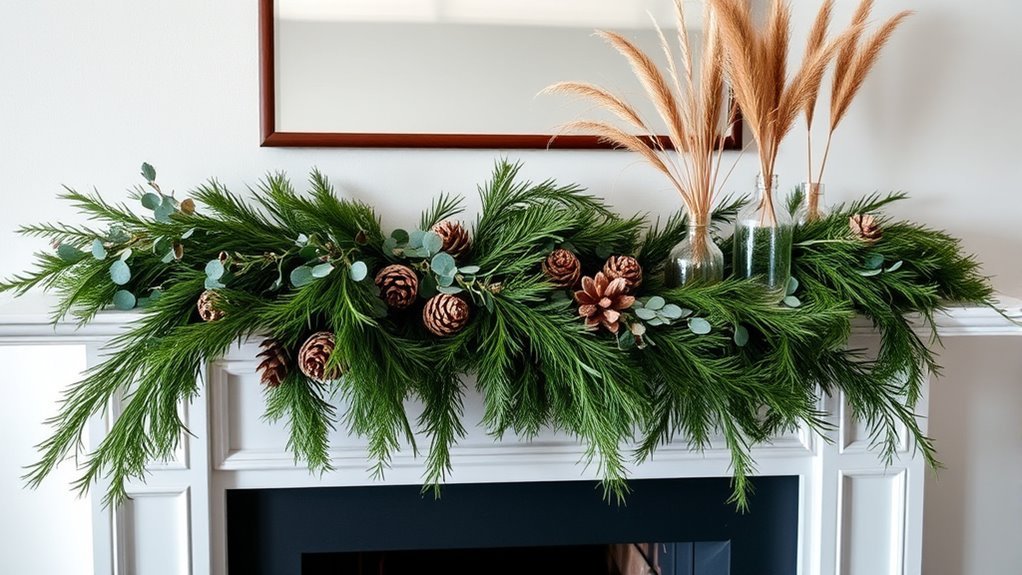 natural texture for mantels