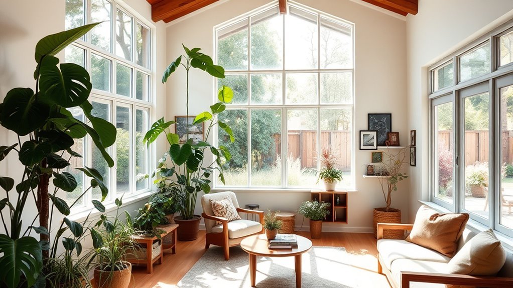 nature inspired living room design