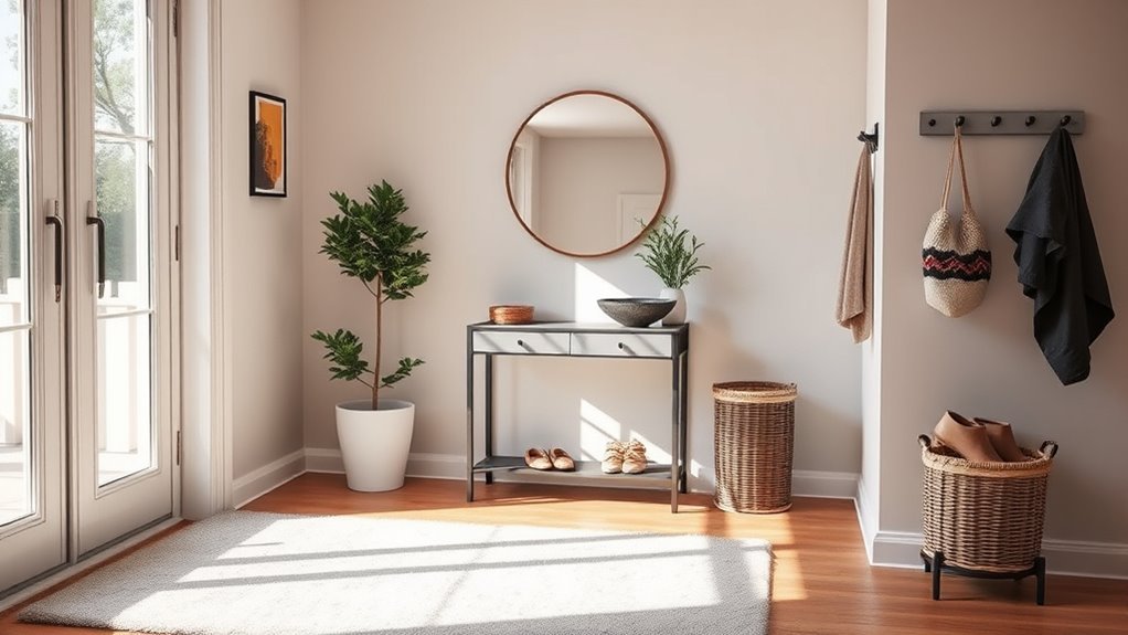 organized multifunctional entryway solutions