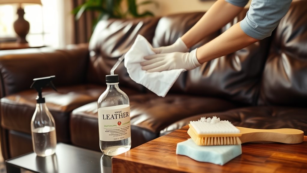 promptly blot gently clean