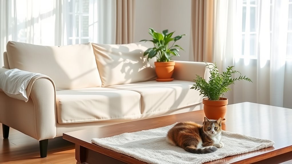protect upholstery from pets