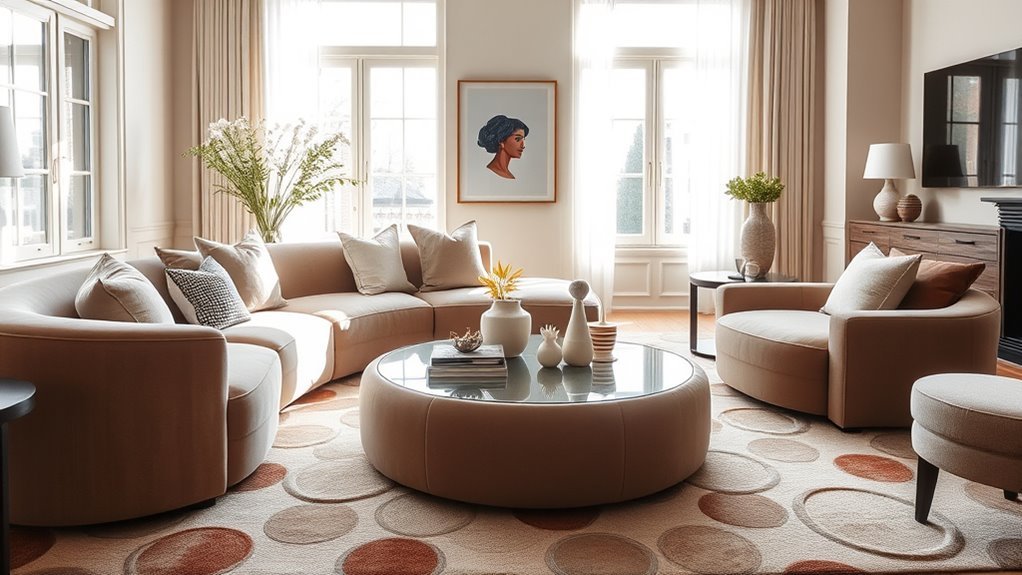 rounded furniture enhances safety