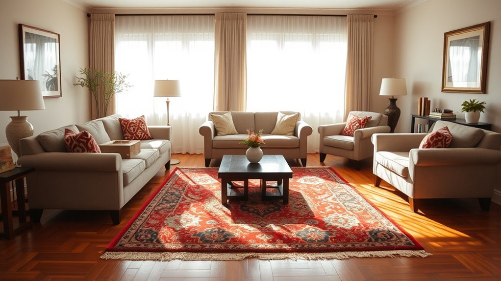 rug size and placement