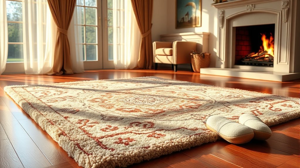 rugs enhance warmth and acoustics