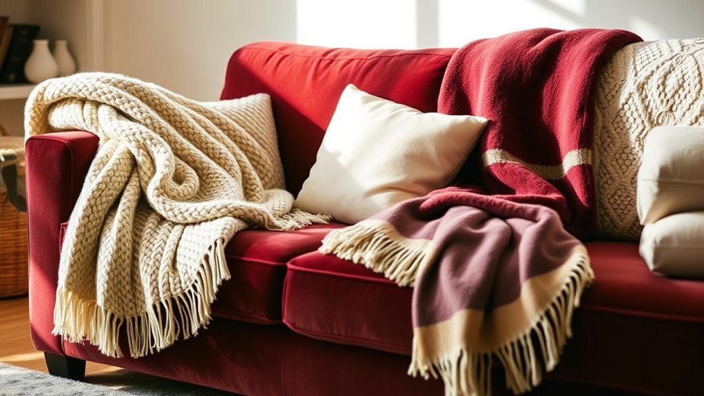 seasonal throw blanket swaps