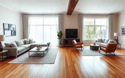 Living room comparing a sectional layout with a sofa-and-chairs seating arrangement