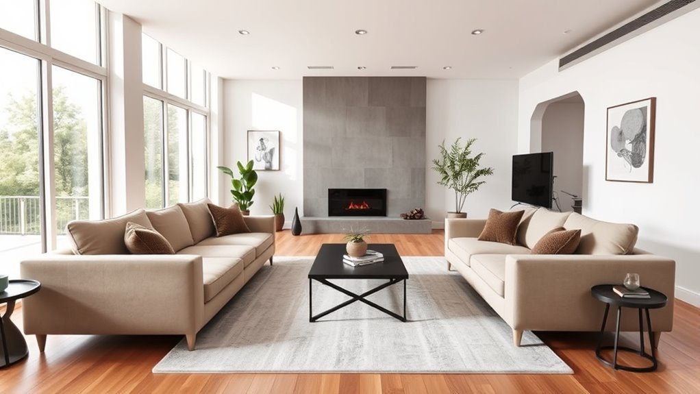 standard living room dimensions