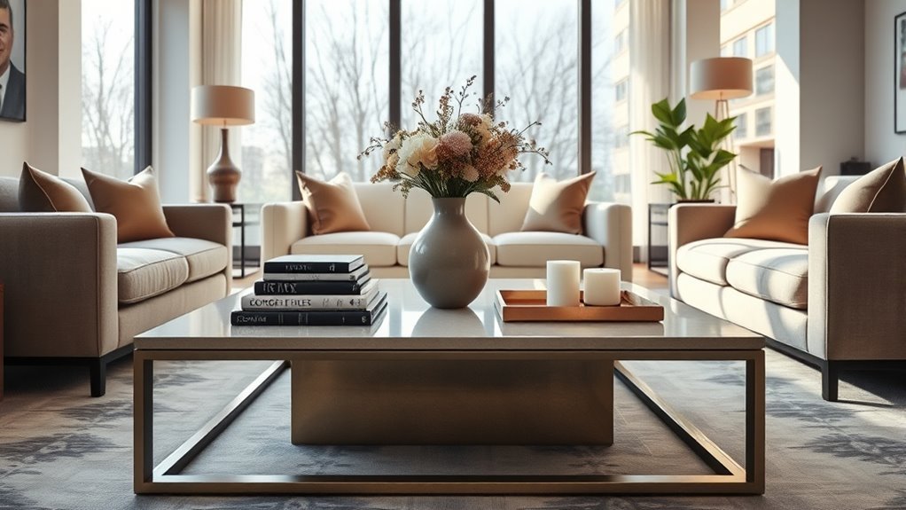 stylish and functional coffee table