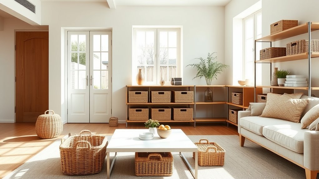 stylish clutter free storage solutions