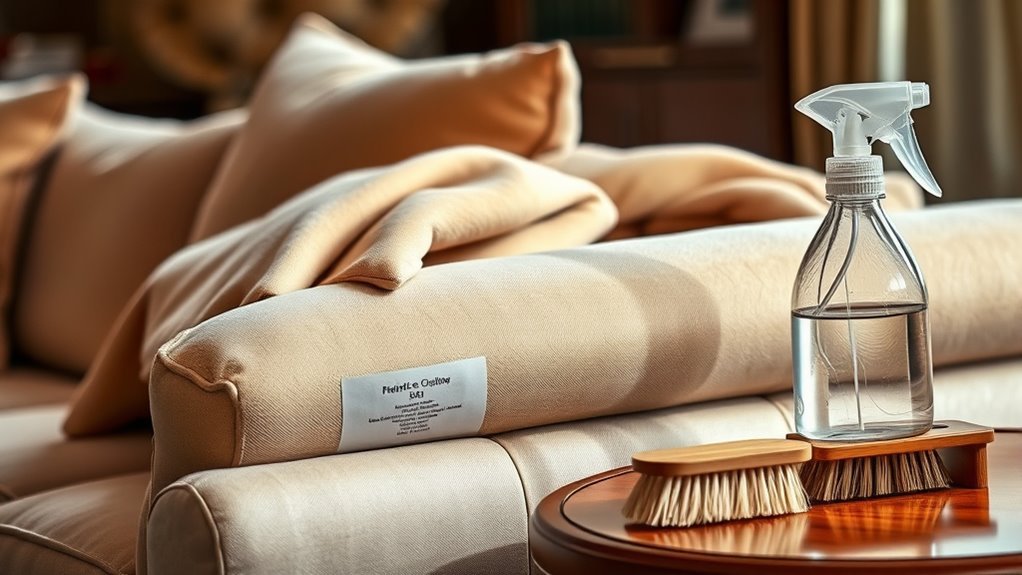 upholstery cleaning codes explained