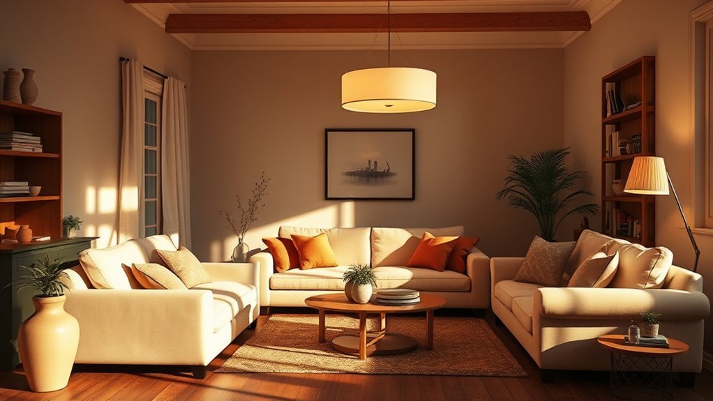 warm white lighting ambiance