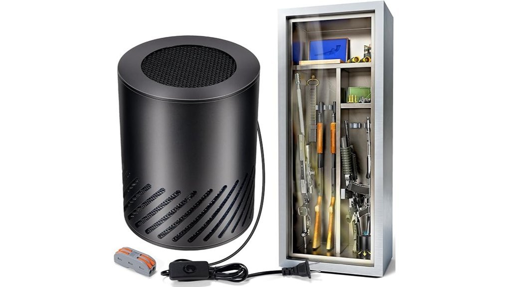 360 heated gun safe dehumidifier